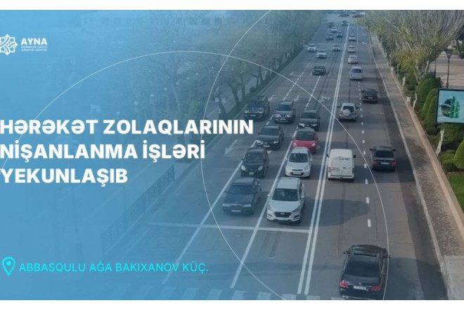 Paytaxtın bu küçəsində hərəkət zolaqlarının sayı artırıldı 