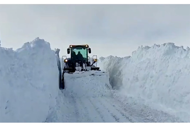 Kəlbəcərdə qarın hündürlüyü 35 santimetri keçdi 