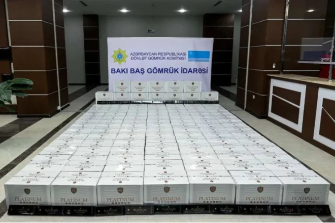 Ölkəyə qanunsuz yollarla siqaret gətirildi - FOTO