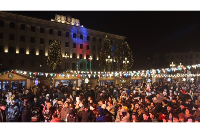 Xankəndidə bayram konserti keçirilib 