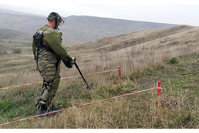 Azad edilmiş ərazilərdə daha 90 mina, 758 PHS aşkarlanıb - FOTO 