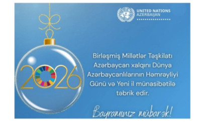 BMT-nin Bakı nümayəndəliyi Azərbaycan xalqını təbrik edib 
