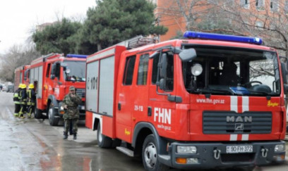 Qusarda tikilidə yanğın olub 