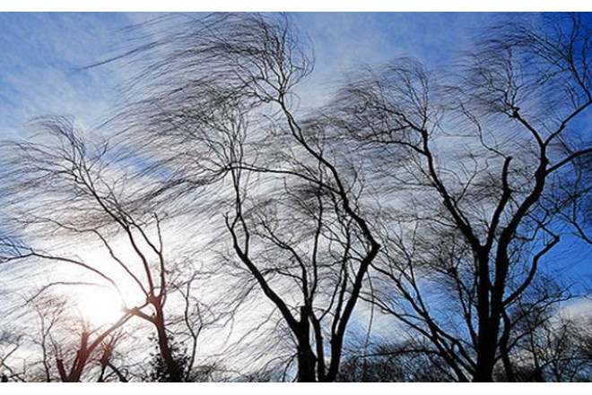 Güclü külək Bakıda binanın damını uçurdu - VIDEO