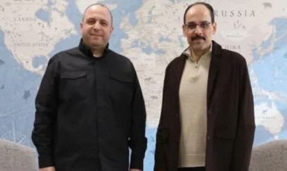 İbrahim Kalın Rustem Umerovla  müzakirə aparıb 