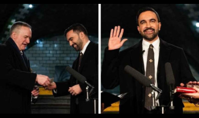 ABŞ-da İLK - Yeni seçilmiş mer "Qurani Kərim"ə and içdi 