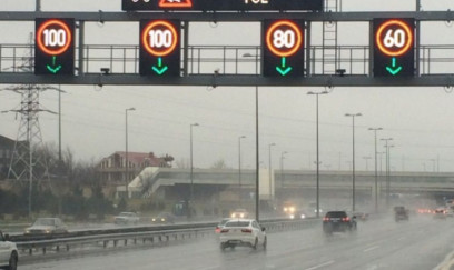 Bu yolda sürət həddi endirildi 