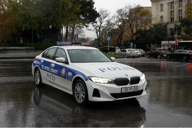 Qarlı hava ilə əlaqədar polis gücləndirilmiş rejimdə işləyir
