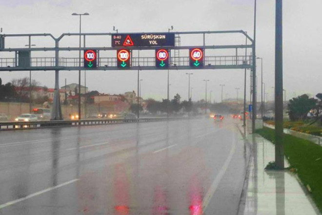 Zığ dairəsi-Hava Limanı yolunda sürət həddi bərpa edilib 