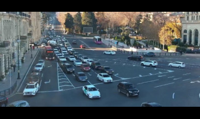 Bakıda bu yollarında sıxlıq var - SİYAHI