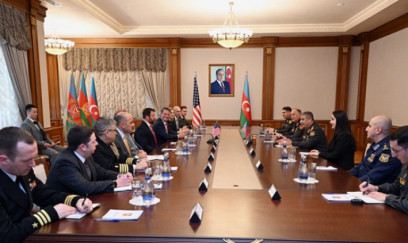 Zakir Həsənov ABŞ nümayəndə heyətinin üzvləri ilə görüşüb 