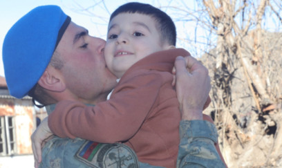 Şuşakənd ilk əsgərini qarşıladı - FOTO