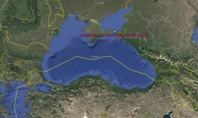 Türkiyəyə məxsus gəmi Qara dənizdə saya oturub 