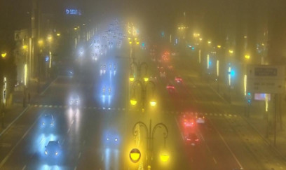 Duman səbəbilə bir sıra yollarda sürət həddi endirilib 