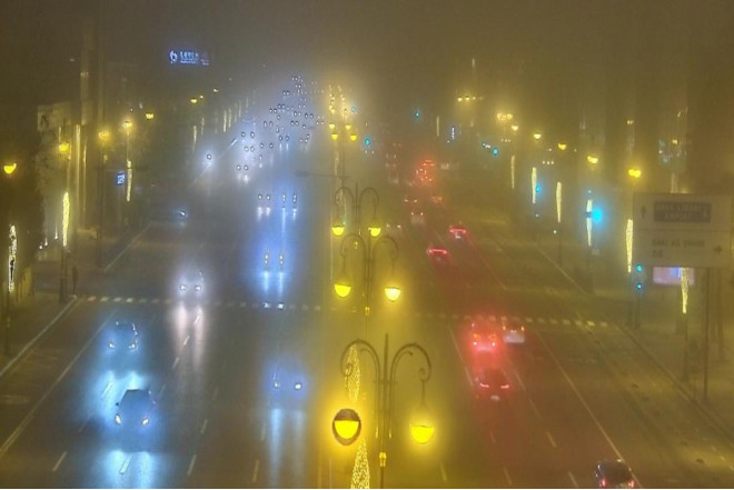 Duman səbəbilə bir sıra yollarda sürət həddi endirilib 