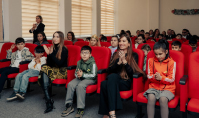 Arzu və Alyona Əliyevalar Sığınacaq və Sosial Reabilitasiya Müəssisəsində 