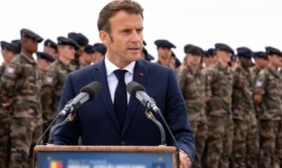 Makron Ukraynaya 6000 əsgərin yerləşdirilməsi planını təqdim etdi 