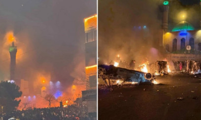 Tehranda 34 məscid yandırıldı 