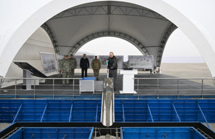 Prezident İlham Əliyev Ağdərə rayonunda Xüsusi Əməliyyat Mərkəzinin təməlini qoyub 