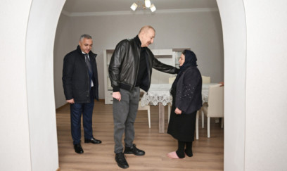 İlham Əliyev Ağdərəyə getdi - FOTOLAR+ YENİLƏNİB