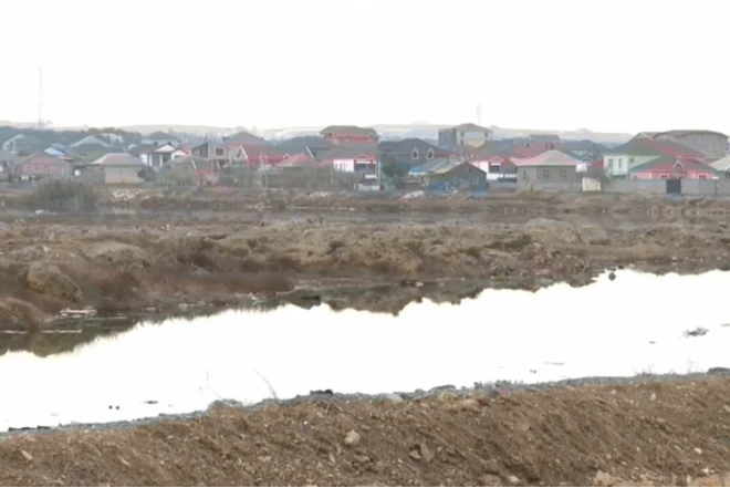 Abşeronda "Qartal gölü"ndə nə baş verir?- VİDEO