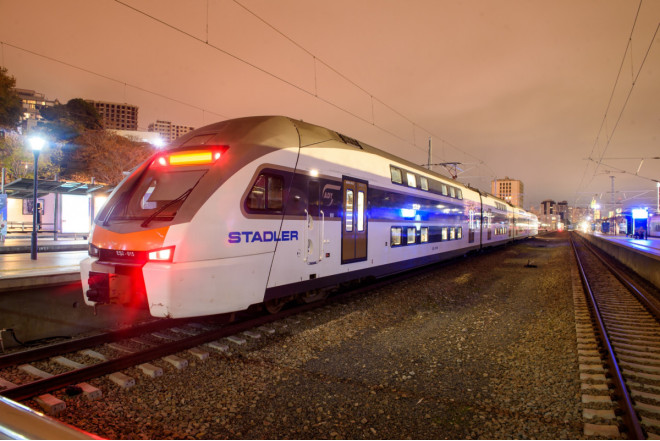 Abşeron dairəvi dəmir yolu üzrə qatarların hərəkət cədvəli yenilənir 