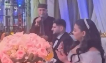 Alim Qasımov nəvəsinin toyunda rep dedi - VIDEO