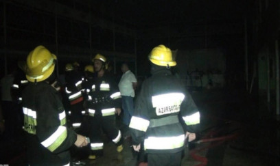 Dönərxanada yanğın baş verib 