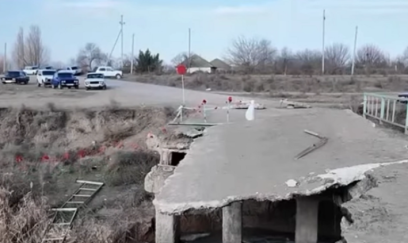 Sabirabadda uçan körpü yenidən tikiləcək 