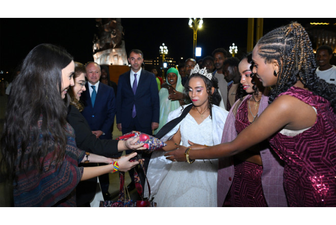 Leyla Əliyeva Efiopiyada səfərdədir - FOTOLAR