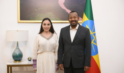 Leyla Əliyeva Efiopiyanın Baş naziri ilə görüşüb 