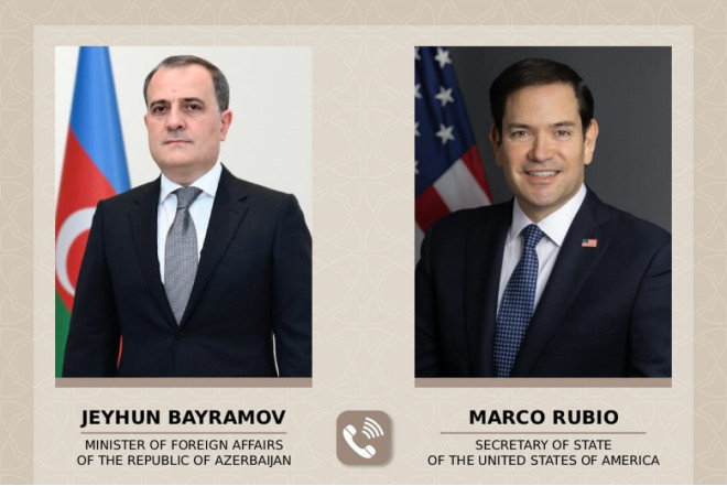 Ceyhun Bayramov Marko Rubio ilə telefonla danışıb 