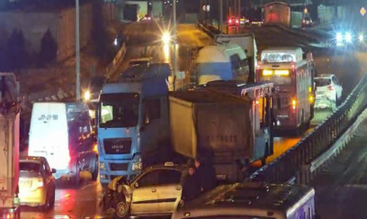 Yasamalda qəza olub 