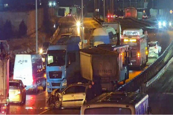 Yasamalda qəza olub 