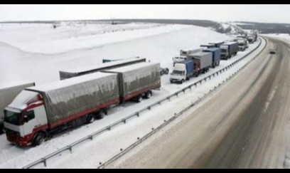 Gürcüstan-Ermənistan yolu bağlandı 