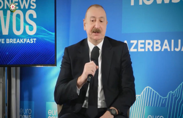 Prezident İlham Əliyev Davos Forumunun illik toplantısında iştirakına dair paylaşım edib 
