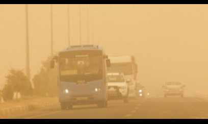 Sürücülərin diqqətinə : Bu yolda qatı duman var