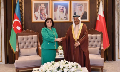 Milli Məclisin sədri Bəhreynin Şura Məclisinin sədri ilə görüşüb 