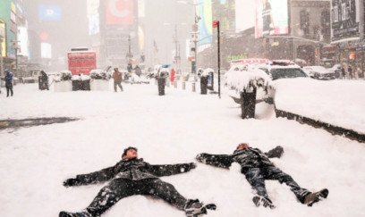 Güclü qar fırtınası: Nyu-Yorkda bərə nəqliyyatı dayandı