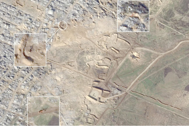 Peyk görüntüləri: İsrail Qəzzanın şimalında evləri dağıdıb 