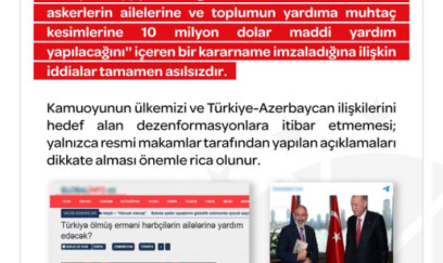 Türkiyə Prezidentinin adından yayılan saxta məlumat İFŞA OLUNDU- FOTO