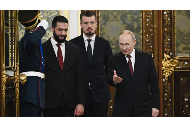 Putin və Əhməd Əl Şaraa arasında görüş başladı 