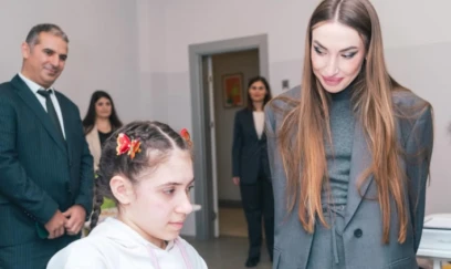 Alyona Əliyeva Autizm Mərkəzindən paylaşım edib 