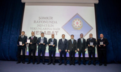 Şəmkirdə 2025-ci ildə görülmüş işlərin hesabatı verilib 