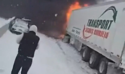 Ontario’da buzlanma: 50 avtomobil qəzaya düşdü