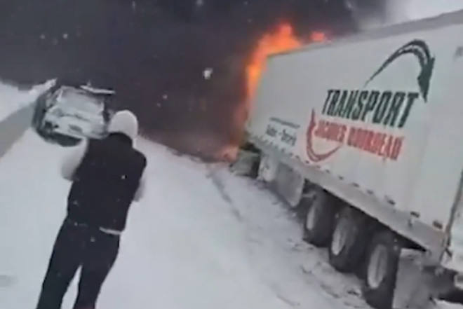 Ontario’da buzlanma: 50 avtomobil qəzaya düşdü