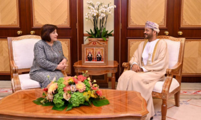 Sahibə Qafarova Bədr əl-Busaidi ilə görüşüb 