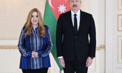 Prezident İlham Əliyev Yunanıstanın ölkəmizə yeni təyin olunmuş səfirini qəbul edib 