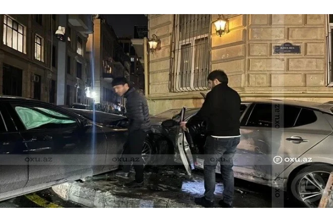Bakının mərkəzində ağır qəza baş verib 