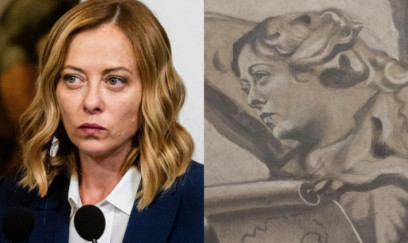 Roma bazilikasında mələklə Meloni arasında heyrətamiz oxşarlıq - FOTO